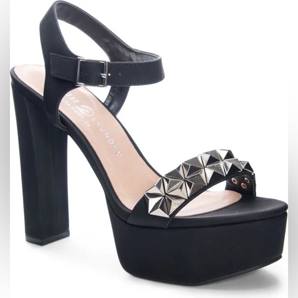 Chinese Laundry Studded Platform Sandal Heels